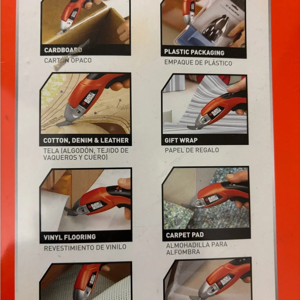 Black & Decker SZ360 Rechargeable Power Scissors, New In Package